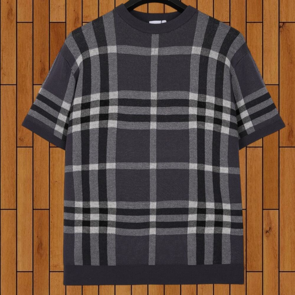 Burberry Men's Black Short Sleeve